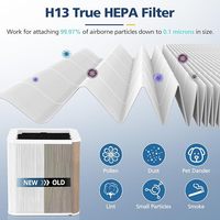 Pabrik OEM/ODM 211 + Filter pengganti untuk Blueair biru murni 211 + pembersih udara partikel lipat dan Filter karbon aktif