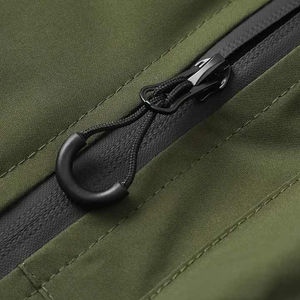 Veste imperméable et respirante pour homme, légère, softshell, col montant, fermeture éclair avant, réfléchissante, tendance 2026 - Product Image 3