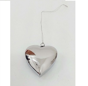 Ensemble de cœurs décoratifs modernes en argent, découpés au laser, fabriqués à la main, de qualité supérieure, pour la maison, Noël - Product Image 3