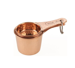 Cuchara medidora de cobre Cuchara medidora de leche en polvo Cuchara medidora de café en grano Tazas medidoras de cobre y cuchara - Product Image 1