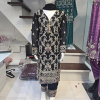 Broderie et paillettes travail fantaisie Net cou col Patch pour Kurtis robes Blouses Saree décoration 100% soie