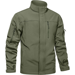 Chaqueta Cortavientos OEM Ligera, Táctica, para Exteriores, de Tejido Softshell, Cortavientos, Cálida, para Invierno, para Actividades al Aire Libre, para Hombre - Product Image 1