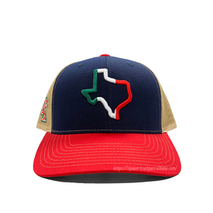 Navy Custom Logo Trucker Sombreros Denim Canvas Casual 3D Bordado Vietnam Ropa - Product Image 4