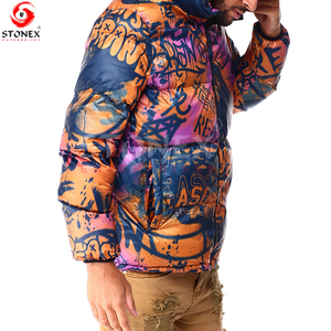 Venta al por mayor de ropa personalizada para hombre de invierno informal a prueba de viento chaqueta acolchada de fabricación para hombre - Product Image 3