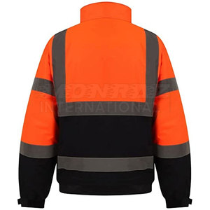 Veste de sécurité en polyester 100% respirante et imperméable à séchage rapide pour hommes vente en ligne de vêtements de travail - Product Image 2