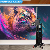 Imprimantes jet d'encre numériques CNC automatiques grand format 3D Perfect Laser pour impression murale UV – Prix