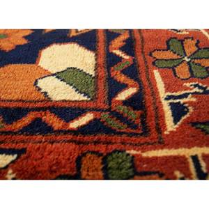 Alfombra de Lana Anudada a Mano Aalam, Diseño de Medallón Rojo Naranja, Kilim Rectangular de 9x12, Abstracta, Hecha a Mano para Adolescentes, para Entrada o Pasillo - Product Image 3