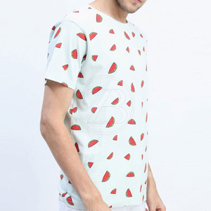 2025 t-shirts de sublimation décontractés pour hommes les plus vendus-respirant séchage rapide léger polyester/coton couleurs et logos personnalisés - Product Image 5