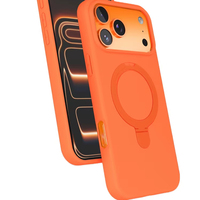 Pour iPhone 18 Pro Max/17 Air/16E/15 Plus/14 Série Revolve 360 °   Étui de téléphone antichoc avec chargeur sans fil magnétique rotatif
