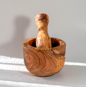 Moulin à épices en bois artisanal de qualité supérieure, robuste, en bois naturel massif, moulin manuel pour herbes, ail, masala, écologique - Product Image 5