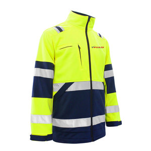 Chaqueta de Seguridad Reflectante de Alta Visibilidad, Impermeable, Transpirable, de Secado Rápido, Certificada CE, de Nailon/Poliéster para Hombre - Product Image 3