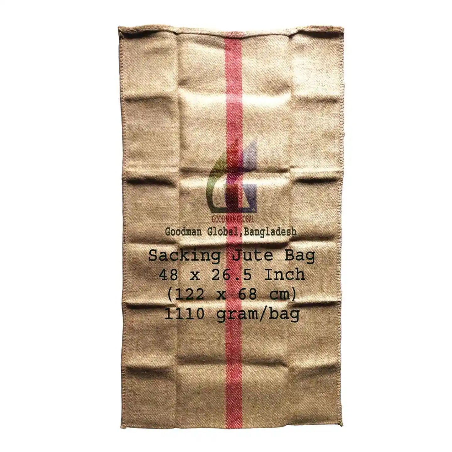 122x68 cm 1110g Nouveaux sacs de jute pour blé orge maïs sac de jute de qualité supérieure sacs de sac de jute Fabricant Goodman Global Bangladesh