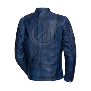 Chaqueta de Cuero para Motocicleta GLOBAL EDGE GPG-302 2025, Último Modelo, Hecha a Medida para Hombre, Manga Larga, Alta Calidad, Transpirable, Invierno, Venta al Por Mayor - Product Image 2