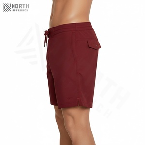 Pantalones Cortos Deportivos Casuales para Hombre, de Secado Rápido, para Entrenamiento, Cintura Media, con Cordón, de Lona, Poliéster/Algodón, Estampados - Product Image 1