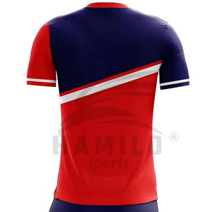 Uniformes de Fútbol con Logotipo Personalizado, Último Diseño en Venta, Jersey de Poliéster para Adultos, Transpirable, Manga Corta, con Impresión de Nombre - Product Image 4
