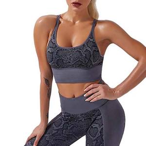 Sublimation Imprimé de Haute Qualité Design Unique Logo Personnalisé 100% Coton Sexy Fille Gym Porter Femme Yoga Legging Soutien-Gorge Ensembles 2024 - Product Image 5