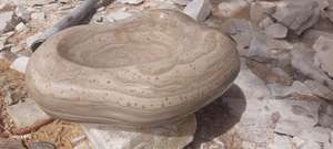 Cuencos para Velas de Té Hechos a Mano - Ónix Selenita de Forma Libre para Mesa, Jaspe - Product Image 3