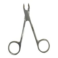 Coupe-ongles pour bébé en acier inoxydable avec lame courbée à pointes aiguisées et arrondies pour le soin des ongles