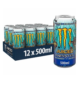 Bebida Energética Popular Monsters Energy Drink Sabor Limonada Australiana, 12 Botellas de 500 ml Cada Una, Bebida Energética Cítrica Refrescante - Product Image 3