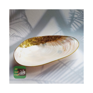 VENTE EN GROS PLATEAU DE SERVICE MÈRE DE PERLE PLAT PLAT DÉCORATIF POUR BIJOUX OU DÉCORATION MAISON - Product Image 1