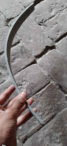 Assiette en corne de buffle d'eau, artisanale, écologique, art populaire, courbe naturelle, noire, forme d'écaille, taille personnalisable, bien utilisée - Product Image 2