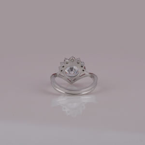 IGI Certified Round Cut Platinum Engagement Ring Classic Style Lab Grown Diamond Perfect <b>Birthday</b> Gift <b>for</b> <b>Her</b> - Product Image 3