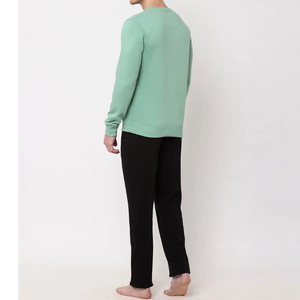 Conjunto de dos piezas de maternidad respetuoso con el medio ambiente con logotipo personalizado 100% algodón, sudadera atlética con capucha, conjunto de pantalones de chándal Tech Fleece para hombre - Product Image 4