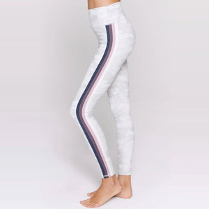 Women's Active Fitness Breathable Cotton/Bamboo Seamless Lightweight Yoga <b>Tummy</b> <b>Control</b> Mid Waist Casual Gym Sports Leggings - Product Image 3