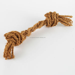 Fabriqués à partir de fibres de noix de coco naturelles, ces jouets en corde durables favorisent les soins dentaires, encouragent la mastication saine et le soulagement du stress. - Product Image 2