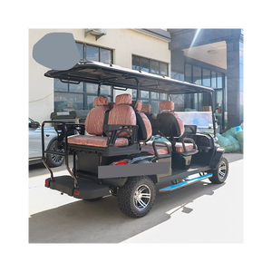 Carrito de Golf de Lujo con Motor Turbo de Gasolina, Neumáticos R20, Asientos de Cuero Oscuros, Precio al por Mayor - Product Image 4