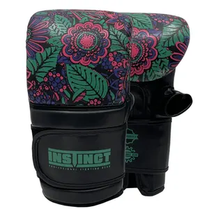 Guantes de Boxeo Hi-Tec Skintex de Cuero de Primera Calidad para Mujer, Ropa de Combate, Absorben la Humedad, Uso Diario Profesional - Product Image 1