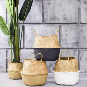 Cesta de almacenamiento tejida a mano multifunción duradera de algas marinas del fabricante vietnamita Artesanía OEM/ODM hecha en Vietnam - Product Image 6