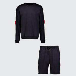 Conjunto de Camiseta y Pantalones Cortos de Verano para Hombre, Algodón, Deportivo, con Bolsillos Tipo Cargo, Servicio OEM ODM - Product Image 3