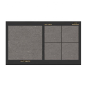 Azulejos de suelo de porcelana esmaltada con acabado mate marrón Mocha 80x80 cerámica antideslizante moderno europeo bajo MOQ 800x800mm azulejos de Caston - Product Image 2