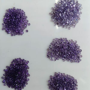 Améthyste africaine naturelle 2,5 mm, taille ronde brillante, meilleure qualité, pierres précieuses en vrac pour la fabrication de bijoux - Product Image 6