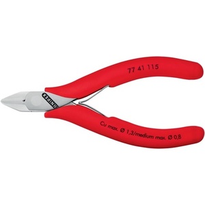 Electronic Side <b>Cutters</b> 115mm Shape 2 Non-Beveled <b>Edge</b> Copper Coated - Product Image 4