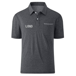 Venta al por mayor OEM/ODM Mens Blade Collar Golf Polos Camisas de secado rápido Transpirable Golf Ropa Camisetas - Product Image 1