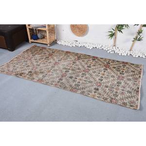 พรมขนสัตว์แฮนด์เมดลายดอกไม้สไตล์ตุรกีสีเบจสีแดงคลาสสิกพรมข้างเตียงขนาด10มม. ทำจากยางลายปะสี่เหลี่ยมผืนผ้า3.6 - Product Image 2