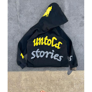 Sweat à capuche personnalisé imprimé bouffant surdimensionné pour hommes pull à capuche sweats mousse impression logo unisexe poids lourd à capuche vente en gros - Product Image 6