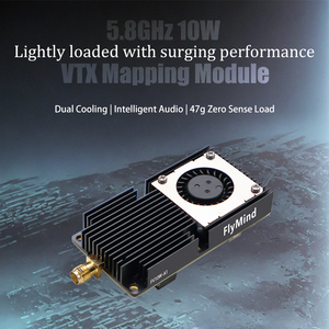 Flymind 4.9g-6G máy gặt vô cực 5.8G 10W 80ch VTX 2-8S Lipo 400mW/2W/5W/7.5W/10W máy phát có thể chuyển đổi cho tầm xa RC FPV - Product Image 3