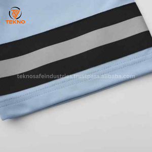 Polo réfléchissant à ajustement confortable à séchage rapide respirant coton polyester spandex sécurité vêtements de travail réfléchissants uniforme OEM - Product Image 3