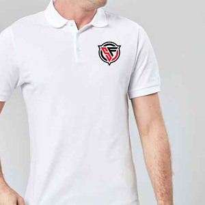 Polos de Golf para Hombre de Alta Calidad, Ecológicos, Antiarrugas, de Algodón y Poliéster, de Secado Rápido, Transpirables, con Logotipo Personalizable - Product Image 3