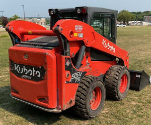 รถตักล้อยาง Kubota SSV75 เครื่องยนต์ดีเซล ปั๊ม PLC มอเตอร์ ประสิทธิภาพสูง เครื่องจักรก่อสร้าง สภาพดี พร้อมส่ง - Product Image 5