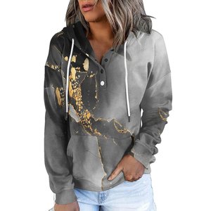 Conjunto de sudaderas con capucha de alta calidad para mujer, sudaderas con capucha bordadas personalizadas para mujer, Sudadera con capucha de talla estadounidense para mujer - Product Image 2