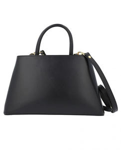 2025 Wholesale Custom Logo Colors High Quality Women's Maroon Genuine Leather Stylish Zipper <b>Handbag</b> Waterproof Cross Body Bag - Product Image 1