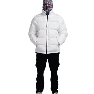 Chaqueta Acolchada Gruesa Transpirable de Nailon/Poliéster para Hombre, Tallas Grandes, con Logotipo Personalizado, Diseño Ojo de Halcón, Deportiva, Desmontable, para Invierno - Product Image 5