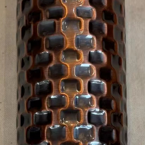 Botella de agua ecológica de doble pared de cobre con tapa de rosca y diseño a prueba de derrames de Crescent Crafts - Product Image 1