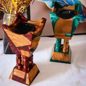 Indian Handcrafted Resin Metal <b>Incense</b> Burner Simple Resin Metal <b>Incense</b> <b>Stick</b> <b>Holder</b> Handmade Home Decor Wooden <b>Incense</b> <b>Holder</b> - Product Image 6