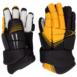 2025 meilleurs gants de hockey sur glace personnalisés professionnels de haute qualité en cuir respirant pour les sports d'hiver - Product Image 4