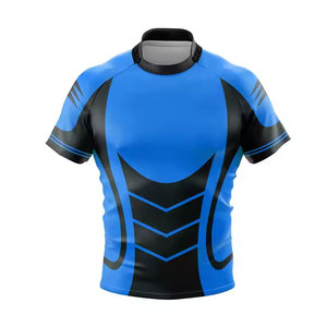 Venta al por mayor sublimada Rugby Jersey personalizado sublimación impresa Rugby uniforme camiseta hombres equipos ligero transpirable Rugby - Product Image 3